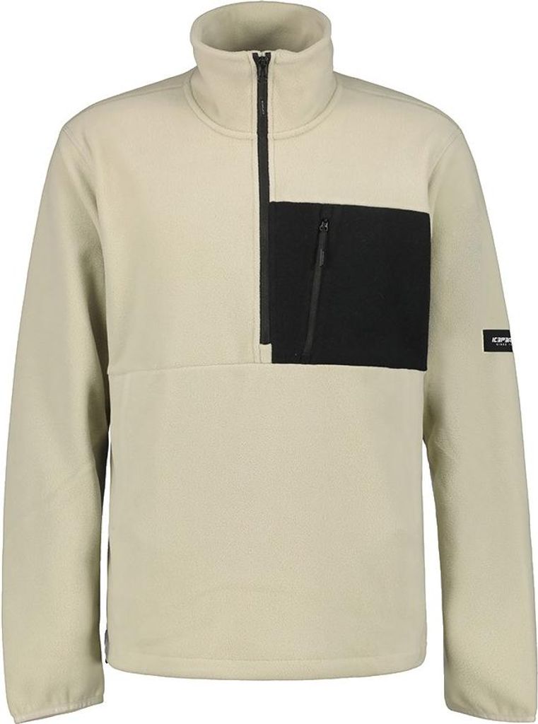 Icepeak Creil I Fleece Mit Halbem Reißverschluss Beige L Herren Beige L