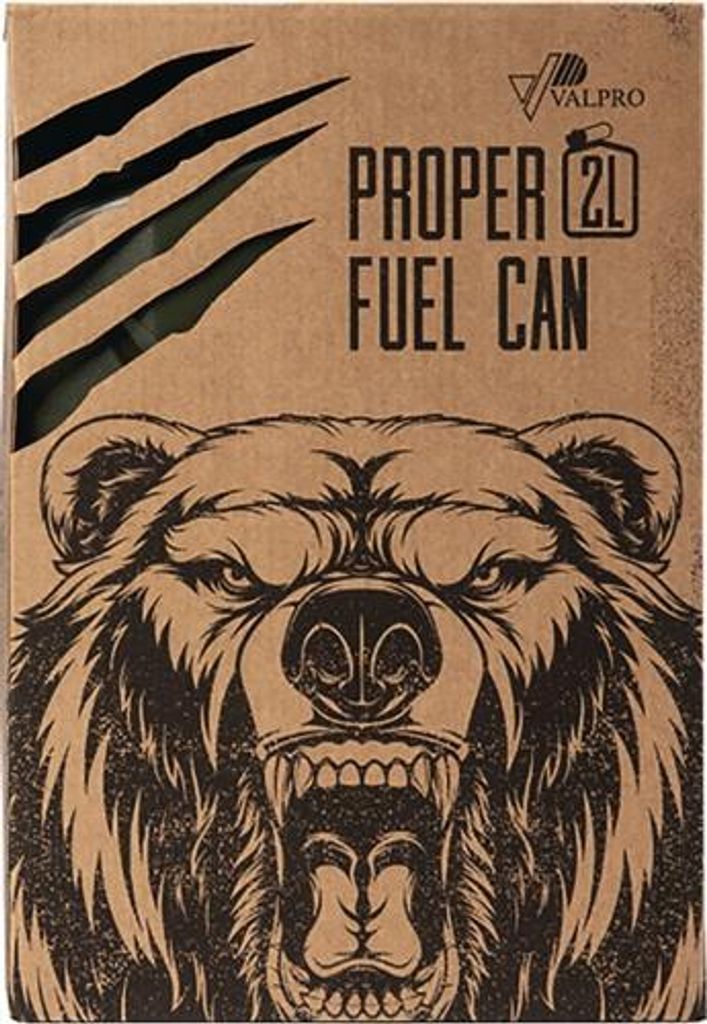 Bidon de carburant Proper Cont. 2l vert dim. Lxl170xH246mm Image du produit 