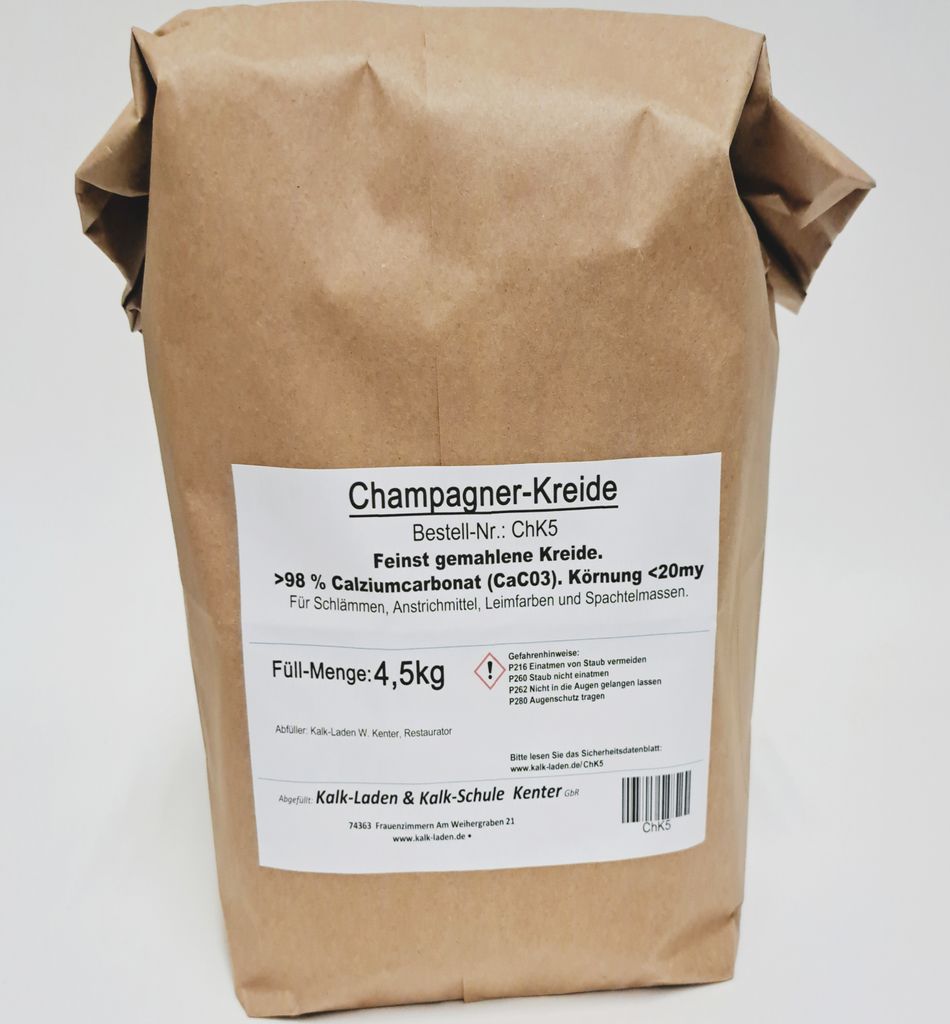 Echte Champagner-Kreide, 4,5 kg im Beutel Produktbild 