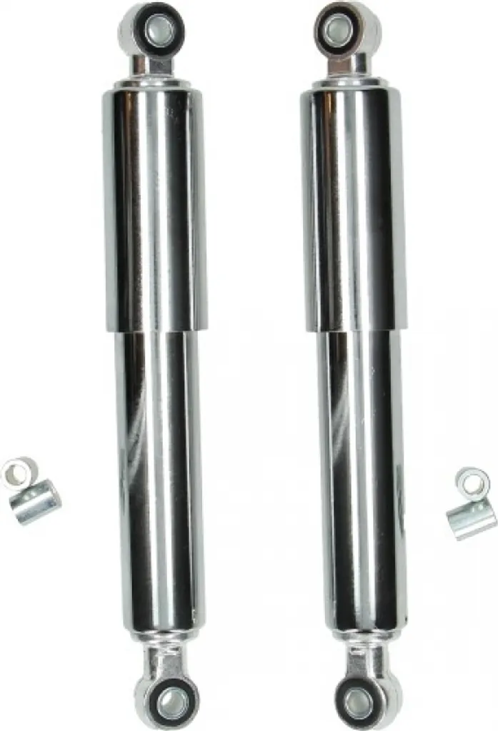 Amortisseur 300mm Chromé DMP : Robustesse et Design pour Custom et Tomos