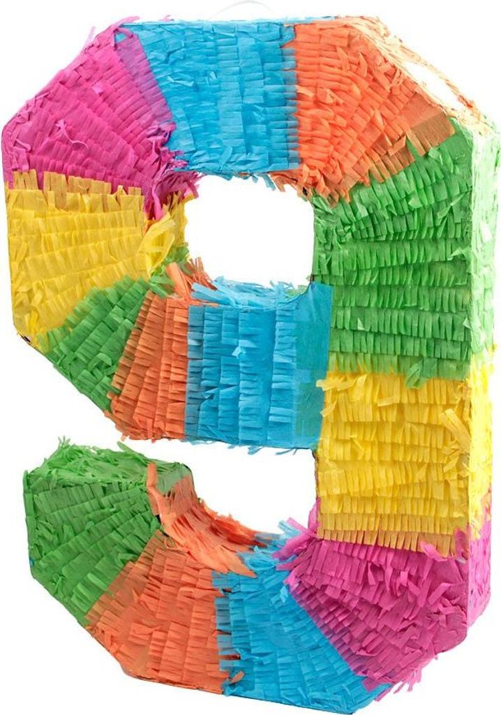 Pinata Zahl 0–9 – Schlagpinata für Kindergeburtstag, Party Produktbild 