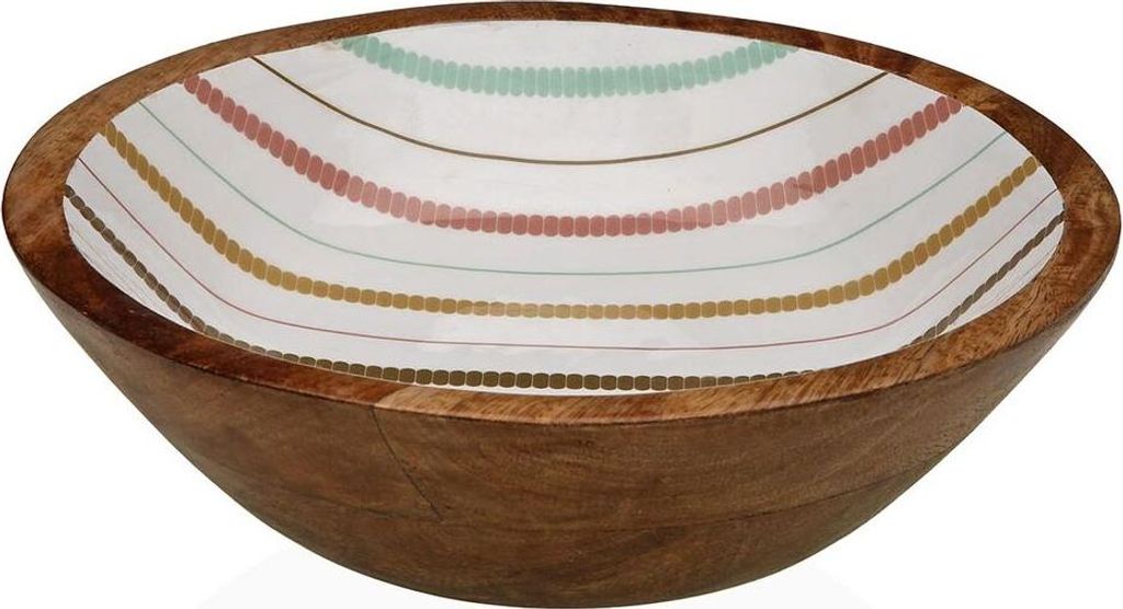 Salatschüssel Versa Flint Mango-Holz 24 x 7 x 24 cm