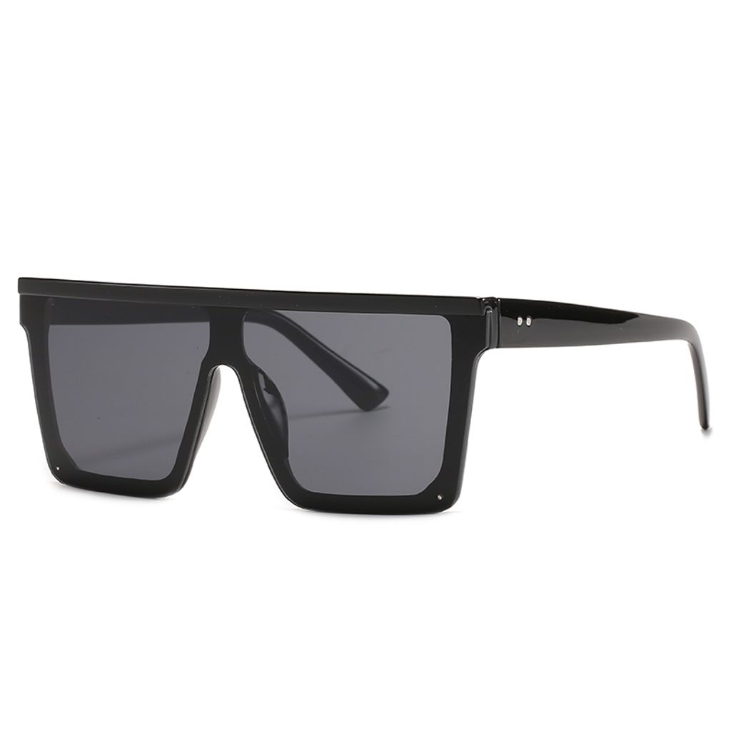 VeyRey Sonnenbrille Pholitu Oversize Schwarz gläser Schwarz