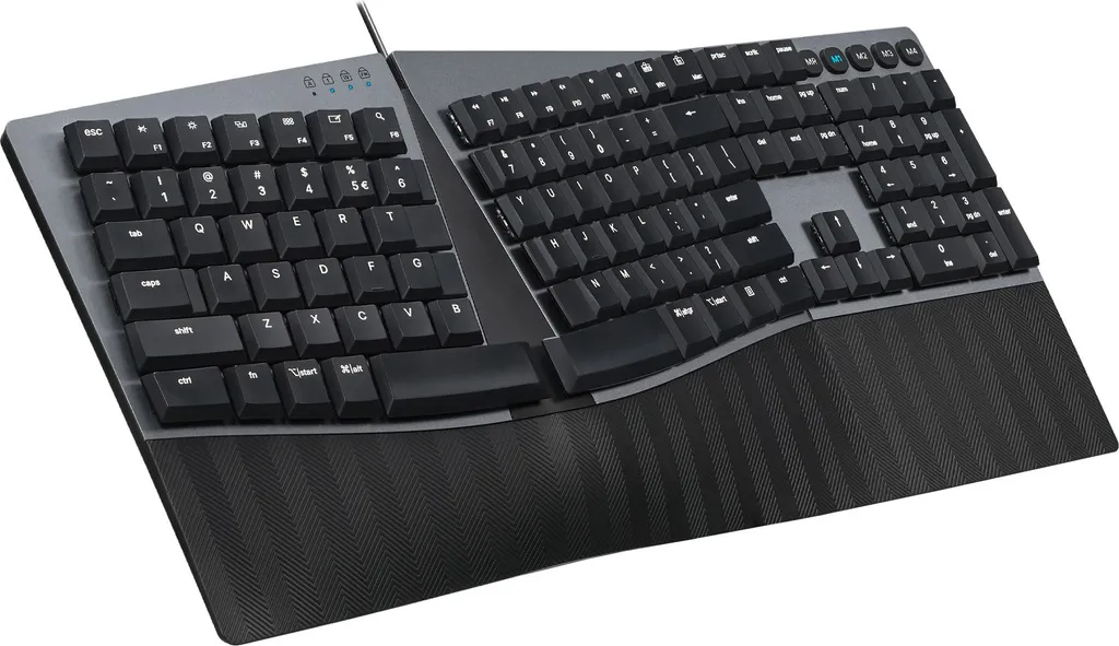 Perixx PERIBOARD-535 DE RD Clavier Mécanique Ergonomique Switchs Rouges - 3