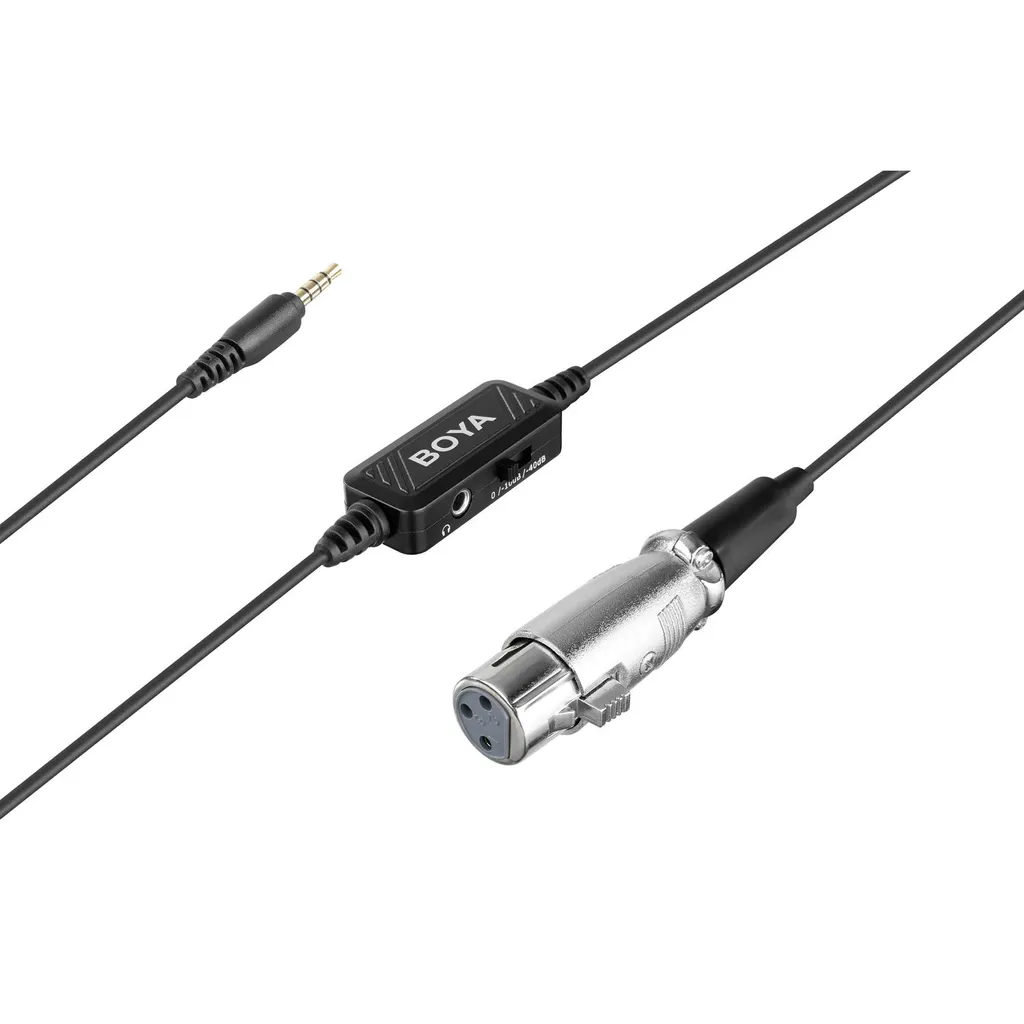 Comment brancher un micro XLR sur iPhone ou Android ? Boya BY-BCA6 3,5mm