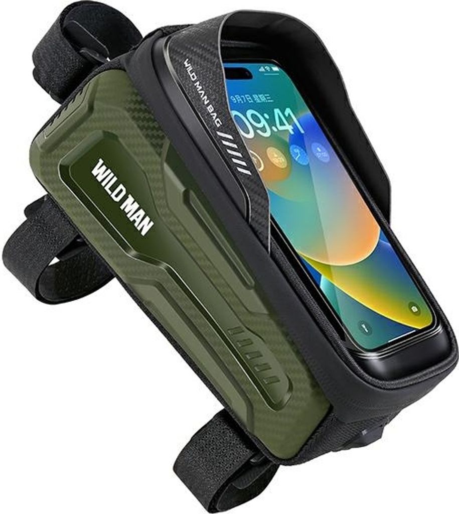 Wildman M20 Fahrradtasche/-Halterung, Grün