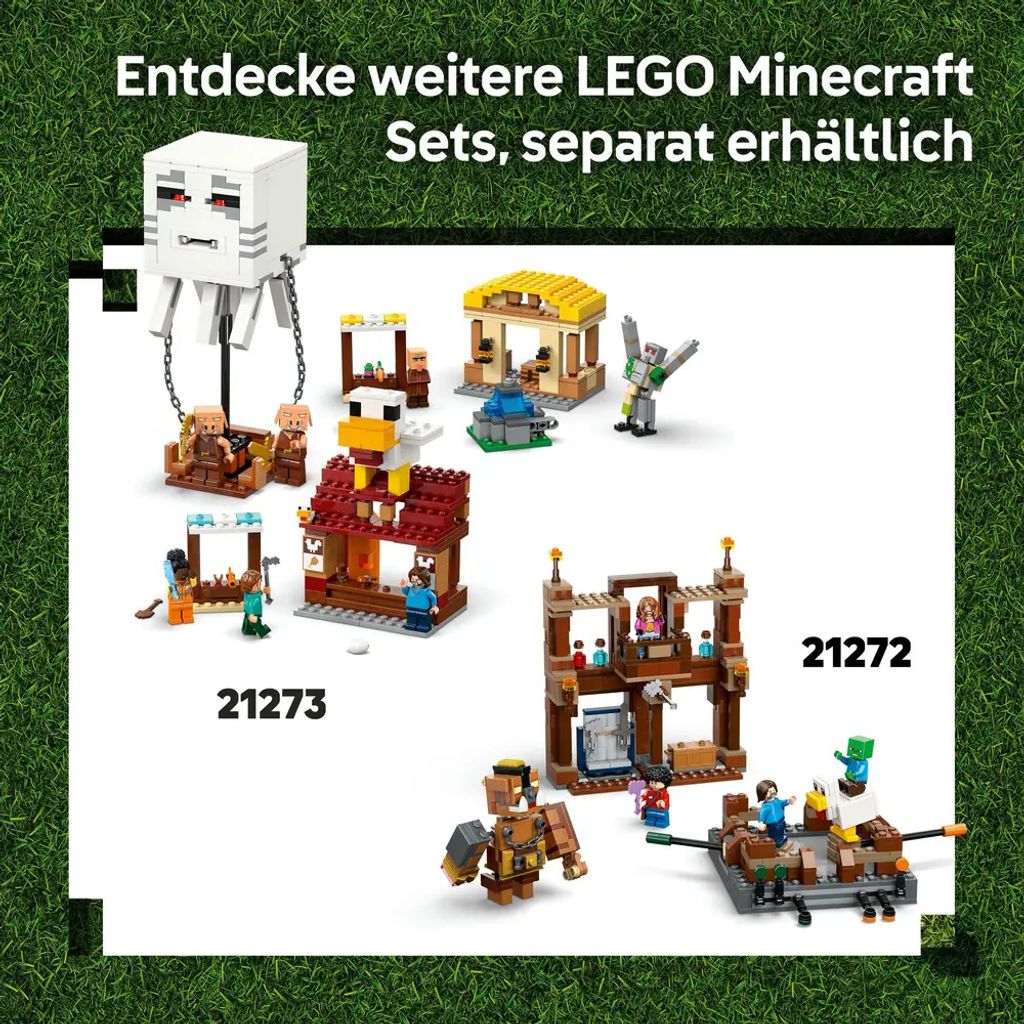 LEGO® Minecraft® 21273 Picchio Mongolfiera e Attacco al