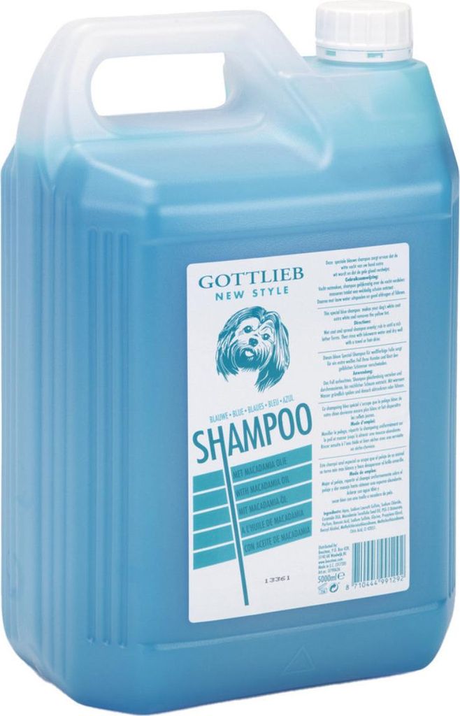 Gottlieb Hunde-Shampoo für Hunde mit weißem Fell, Inhalt: 5 Produktbild 
