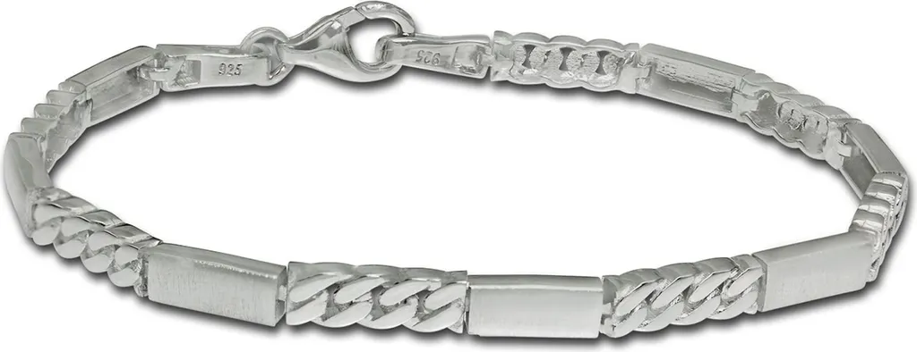 Bracelet Argent 925 Anti-Allergique 19cm - Gourmette Panzer Confortable