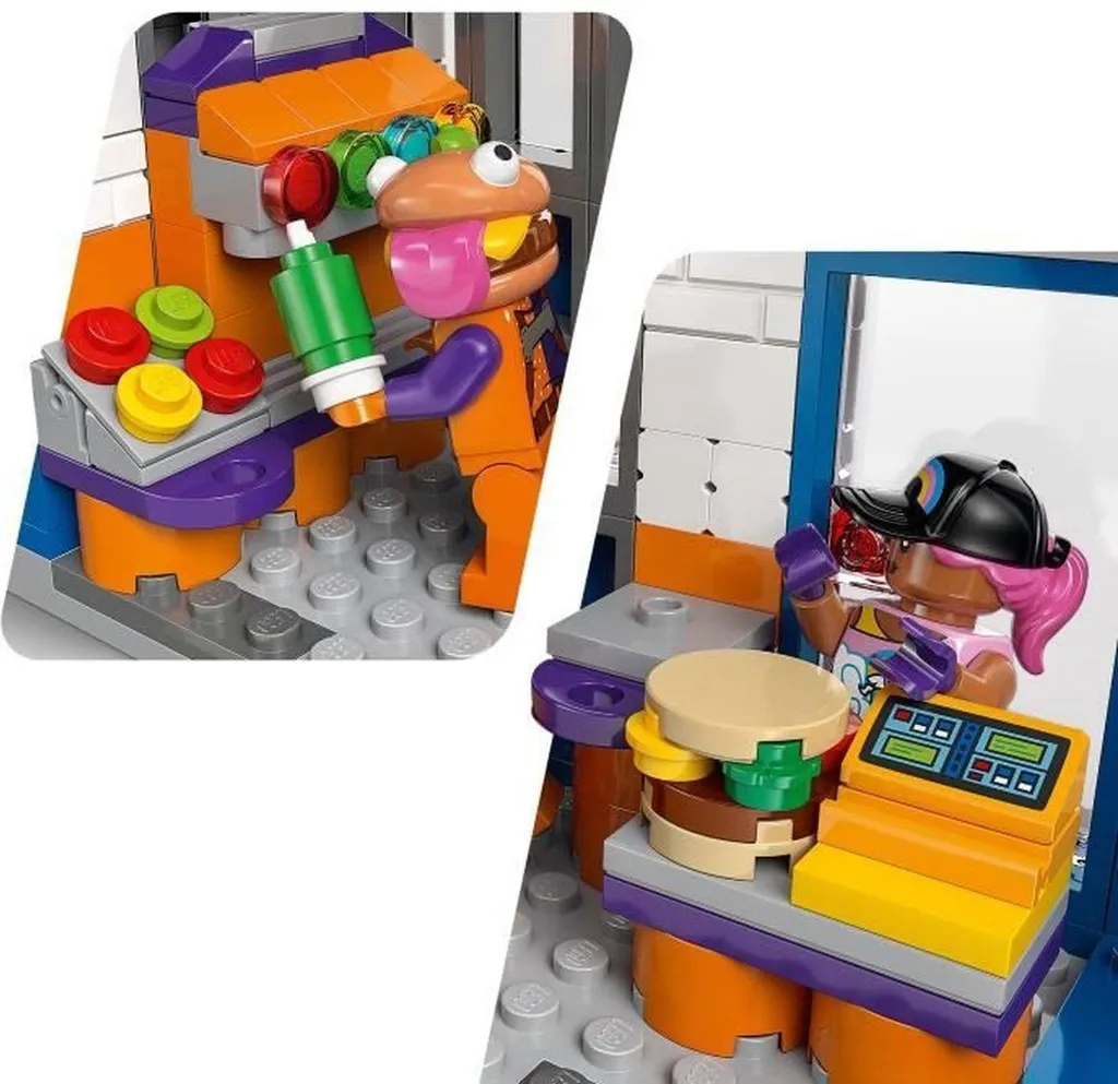LEGO Fortnite 77076 Restaurant Durrr Burger - Kit de Construction Culte