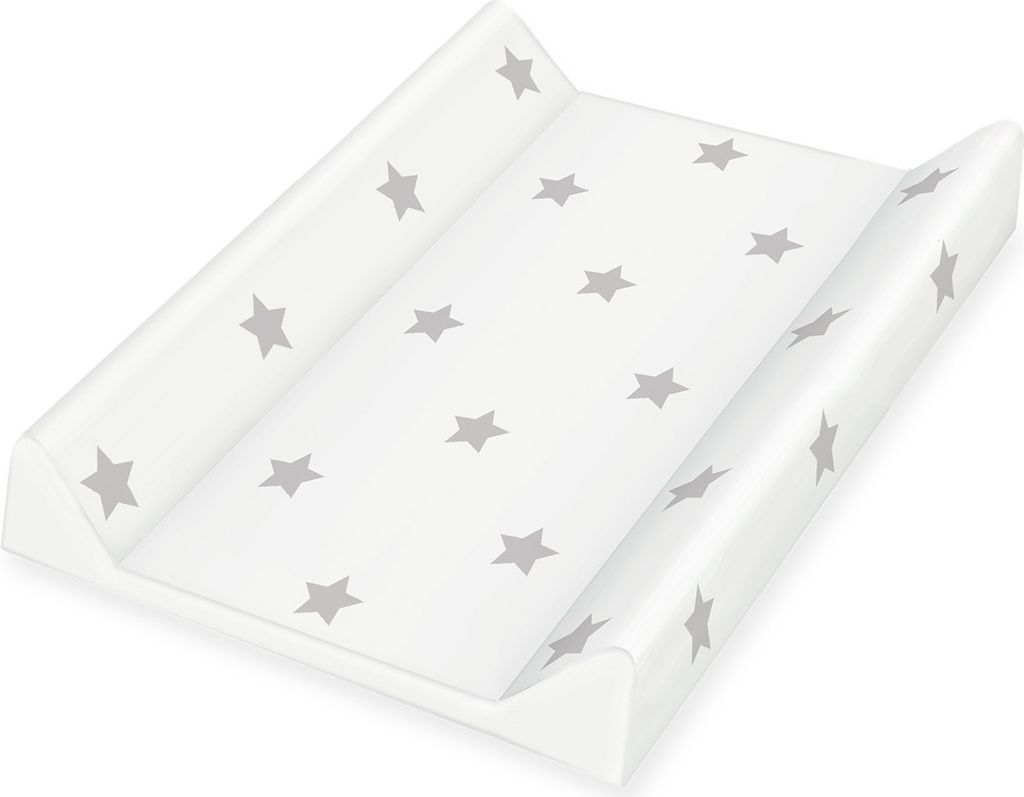 Wickelmulde, Folie, Dessin 'Sternchen', grau Produktbild 