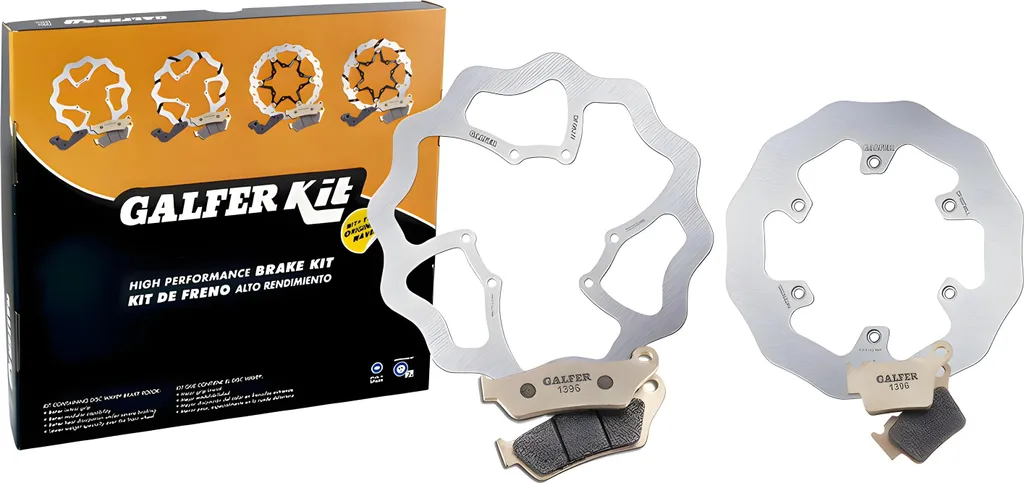 Kit frein Galfer KG606WLL arrière fini les bruits et vibrations moto