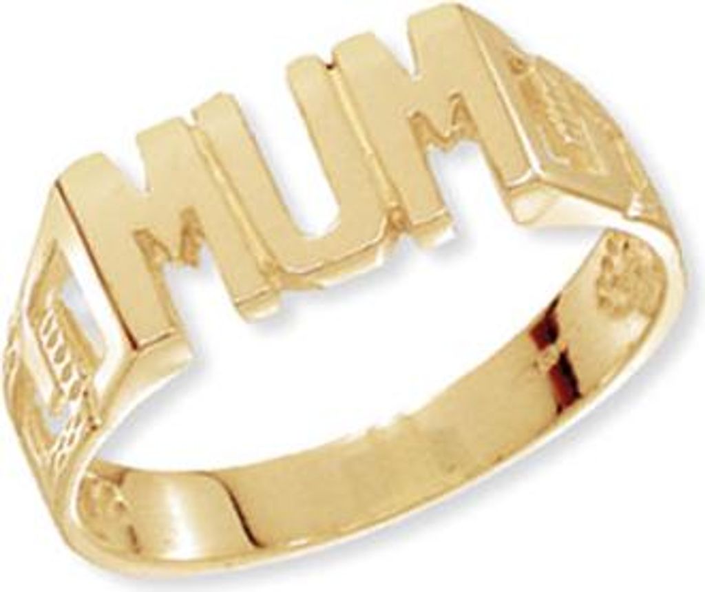 Süßer 9 Karat (375) Gold Damen - Mum Ring, 53 (16.9); TRS17113RSM