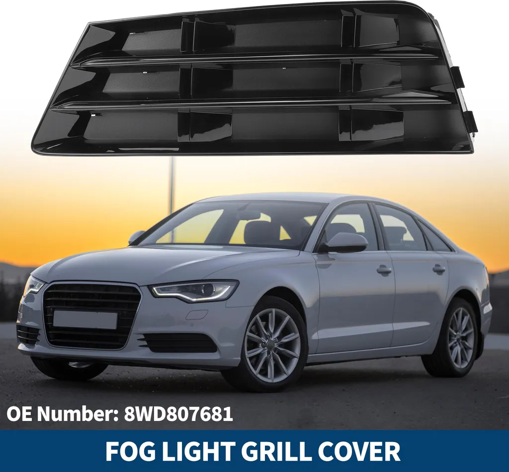 Insert de Pare-Chocs pour Audi A4 B9 2016-2018 Grille Antibrouillard Gauche
