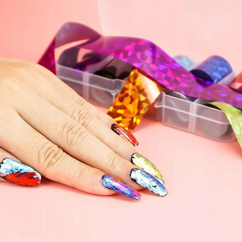 Feuilles de Transfert Ongles Léopard 10 Pièces pour Manucure Design - 11