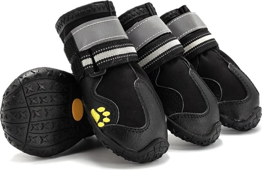 INF Scarpe Cani Riflettenti Impermeabili L Set 4 Antiscivolo Top