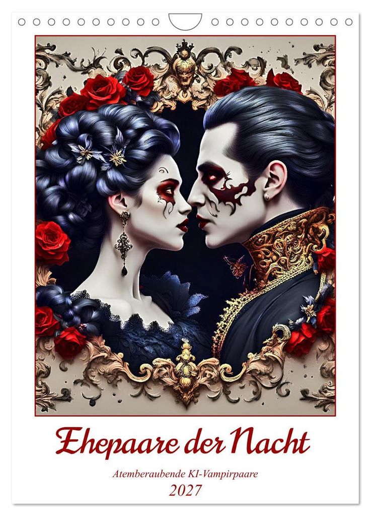 Ehepaare der Nacht (Wandkalender 2027 DIN A4 hoch), CALVENDO Monatskalender