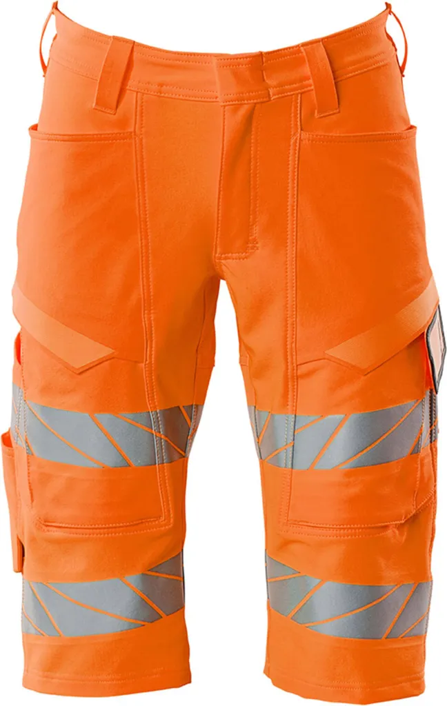 Pantaloncini Hi-Vis MASCOT 19249-510-14 Arancione C46 | Stretch Estremo