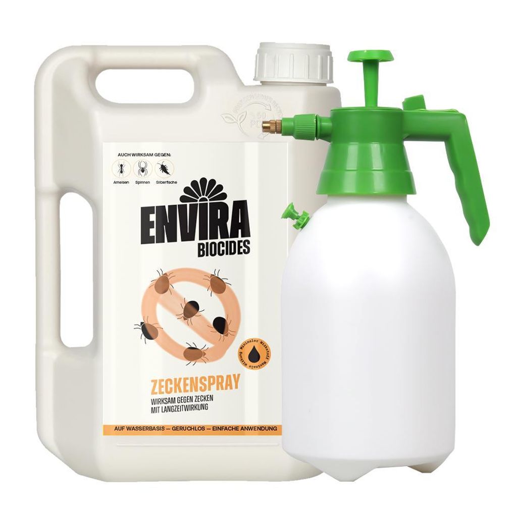 Envira Zecken Abwehrspray 2L mit Drucksprüher Produktbild 