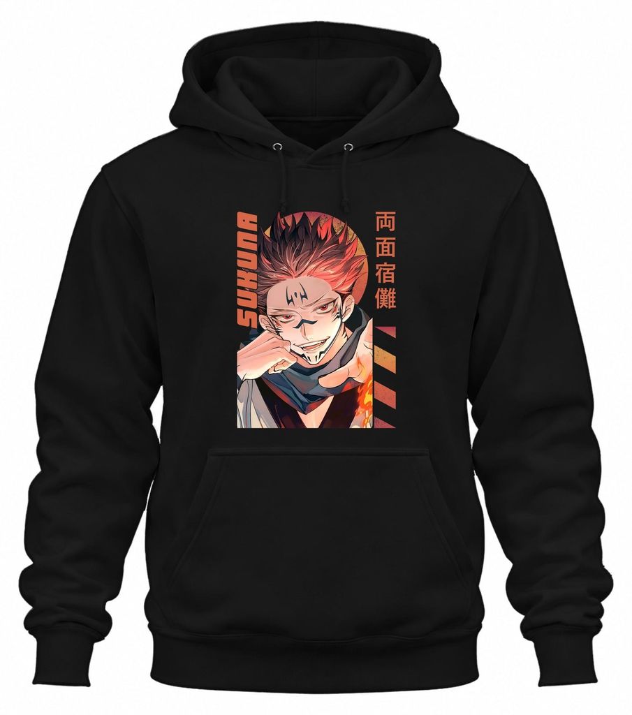 Sukuna Jujutsu Kaisen Ryomen Demon Vlam Manga Anime Productafbeelding 