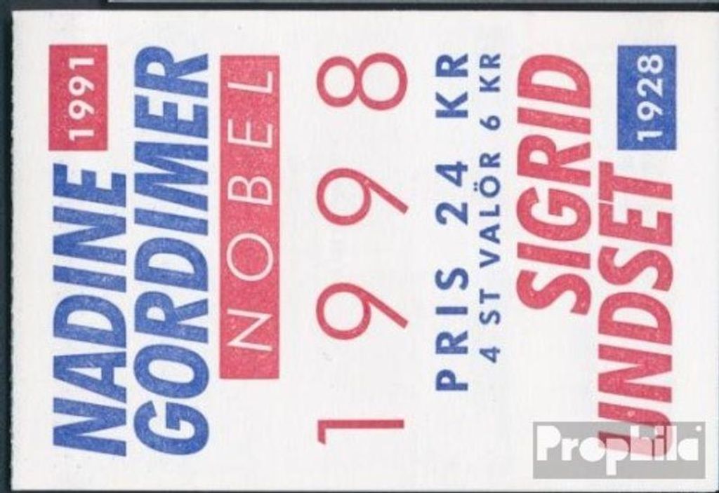 Briefmarken Schweden 1998 Mi MH246 (kompl.Ausg.) postfrisch Nobelpreisträger