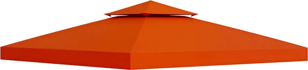 Toit de remplacement 3x3 m pour tonnelle abîmée - Bâche poly-coton