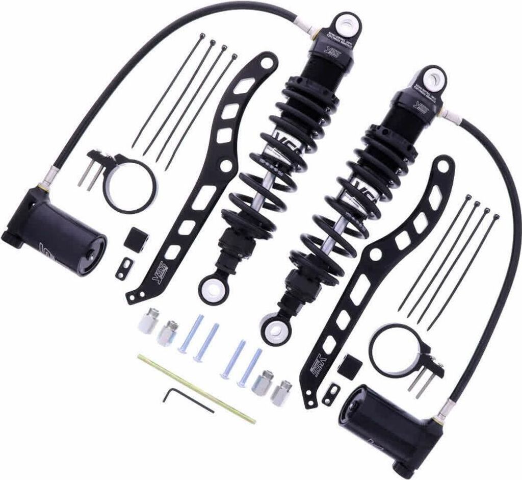 YSS verstellbare schwarze Hinterstoßdämpfer RX362-305TRCL-19-B für Harley Davidson