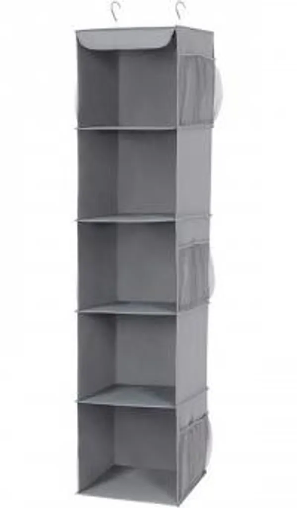Rangement suspendu 5 compartiments robustes et pliables pour armoire - 2