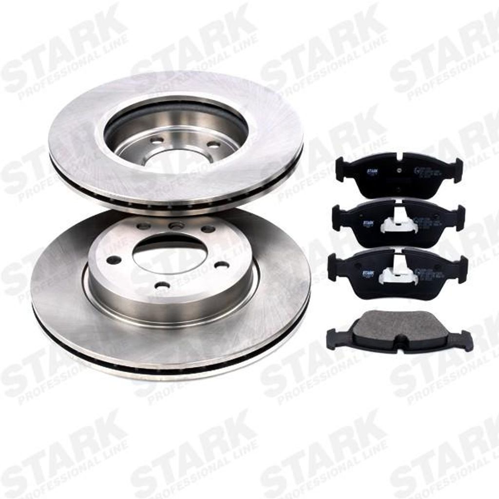 STARK Bremsen Set Vorne Bremsscheiben und Beläge passend für MERCEDES-BENZ Stufenheck (W123) 300mm