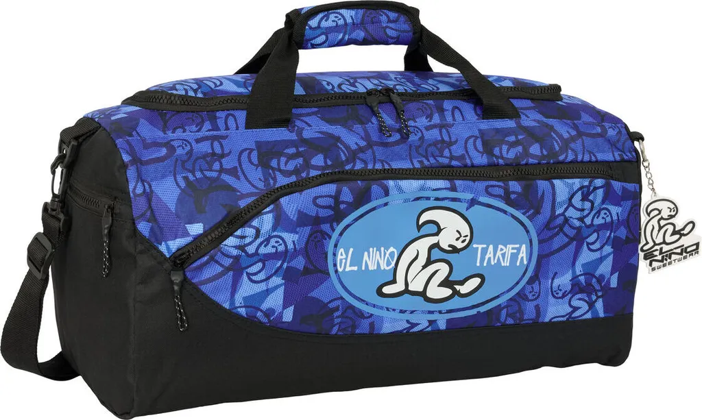 Sac de sport El Niño Roller Bleu Noir - Format 50x25x25 cm Polyvalent