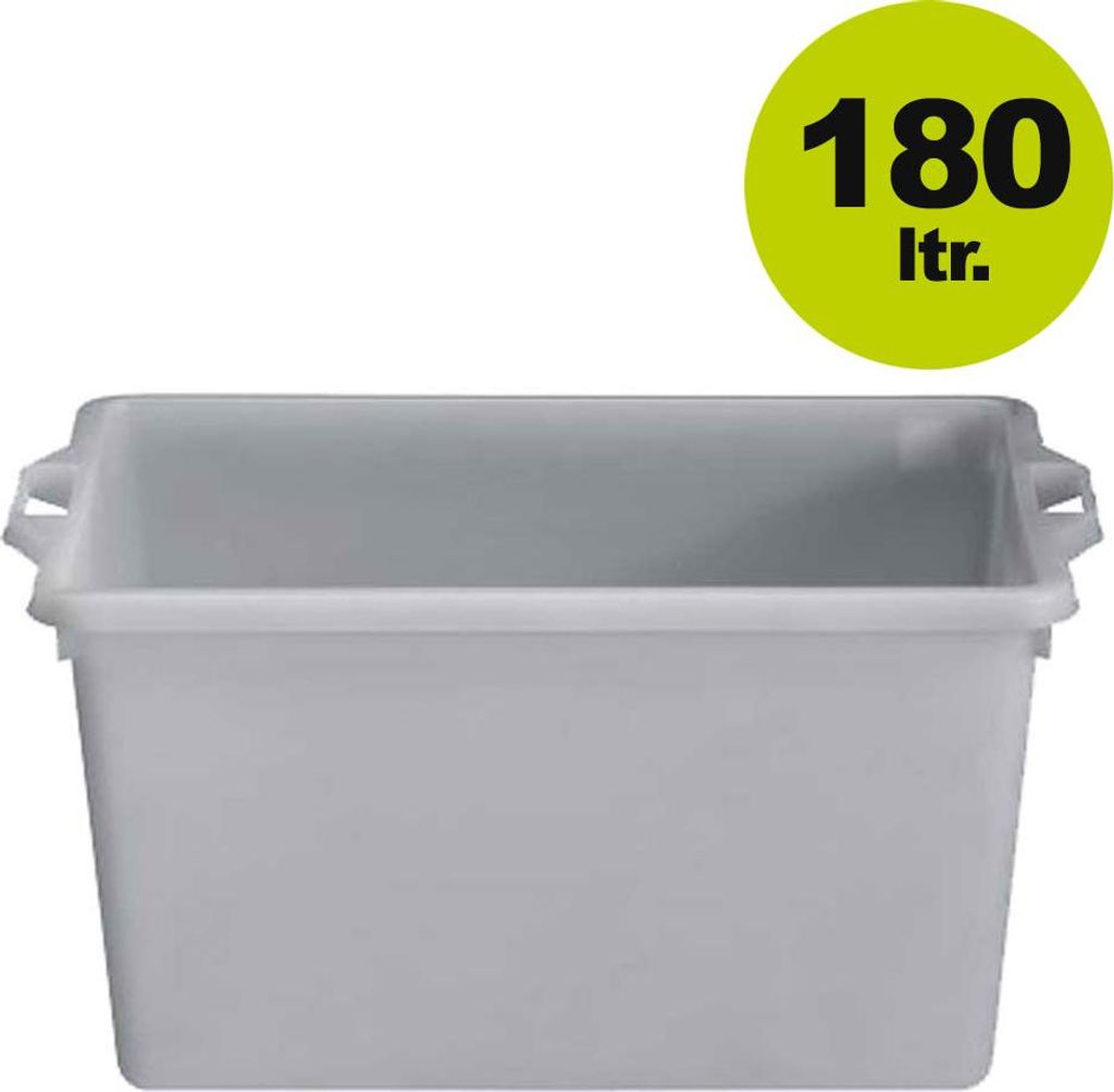 Rechteckbehälter Kunststoffwanne lebensmittelecht 180 Liter Produktbild 