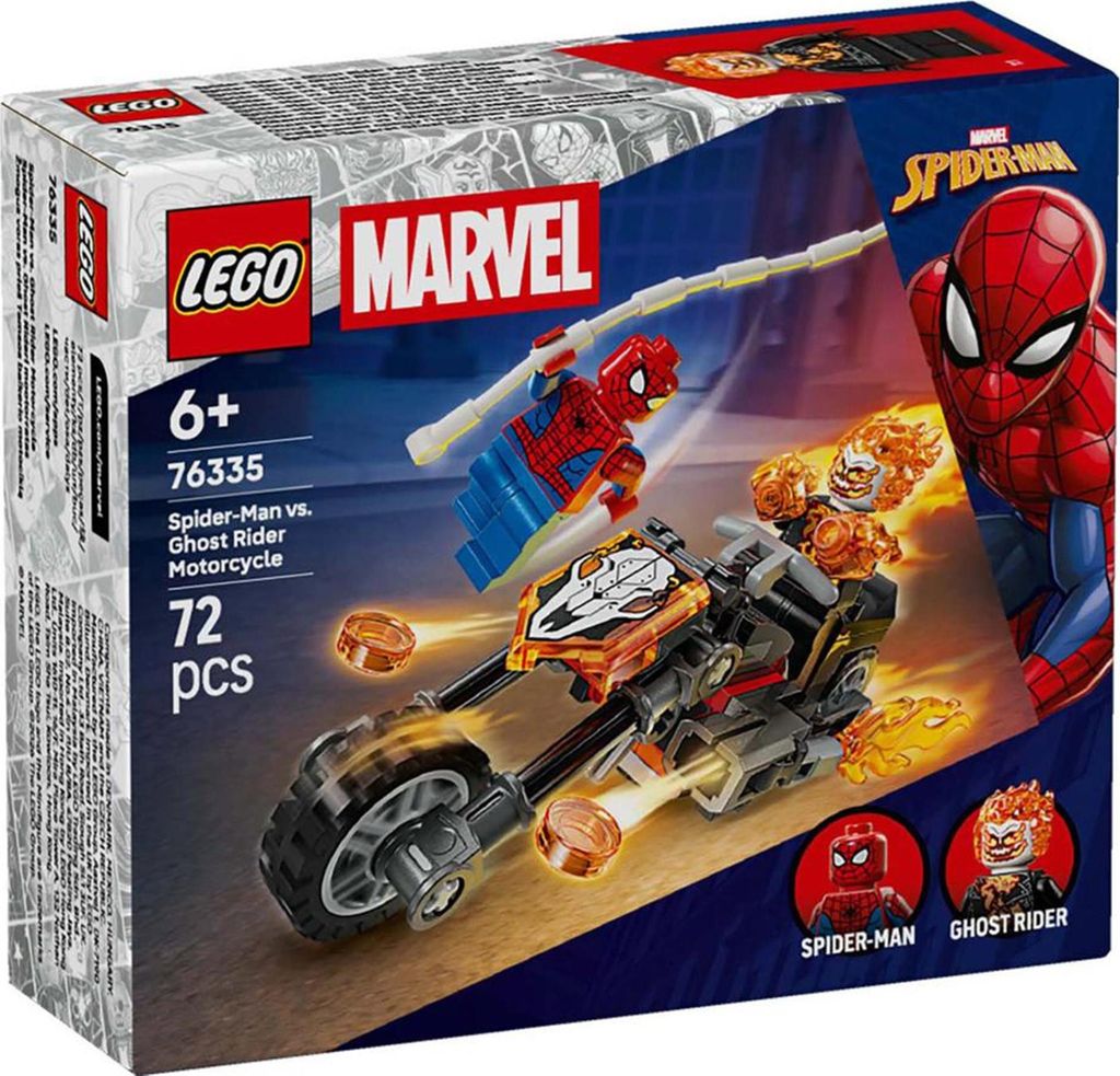 LEGO Marvel Spider-Man proti Fantomovi jezdec na motocyklu Obrázek produktu 