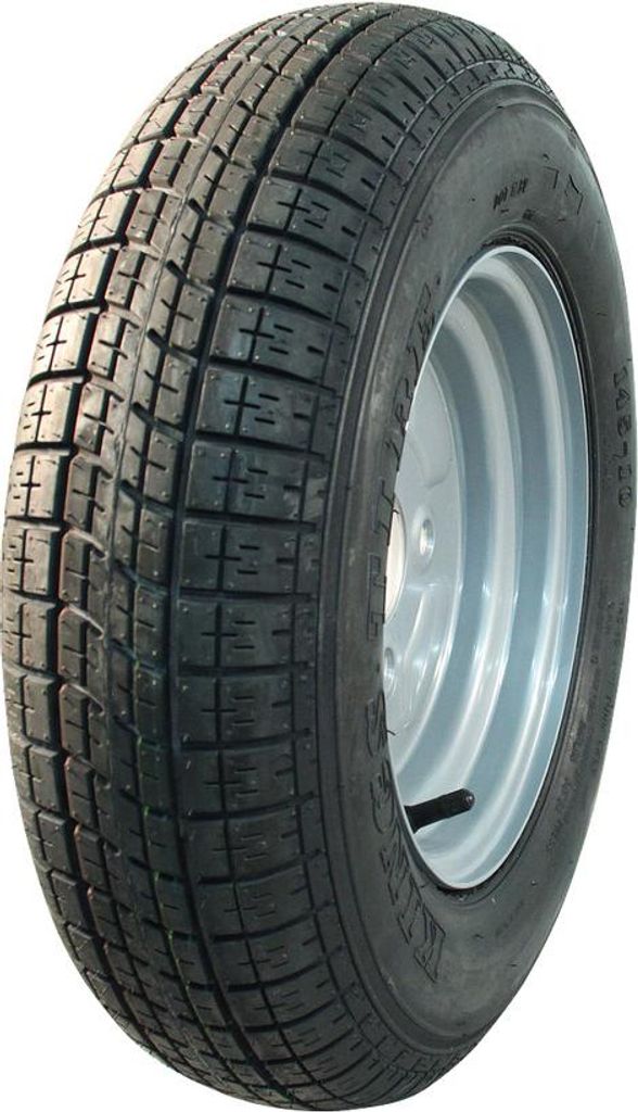 Rad + Reifen 145-10 Zoll 3,50B x 10H2 Kings Tire 85/115/4
