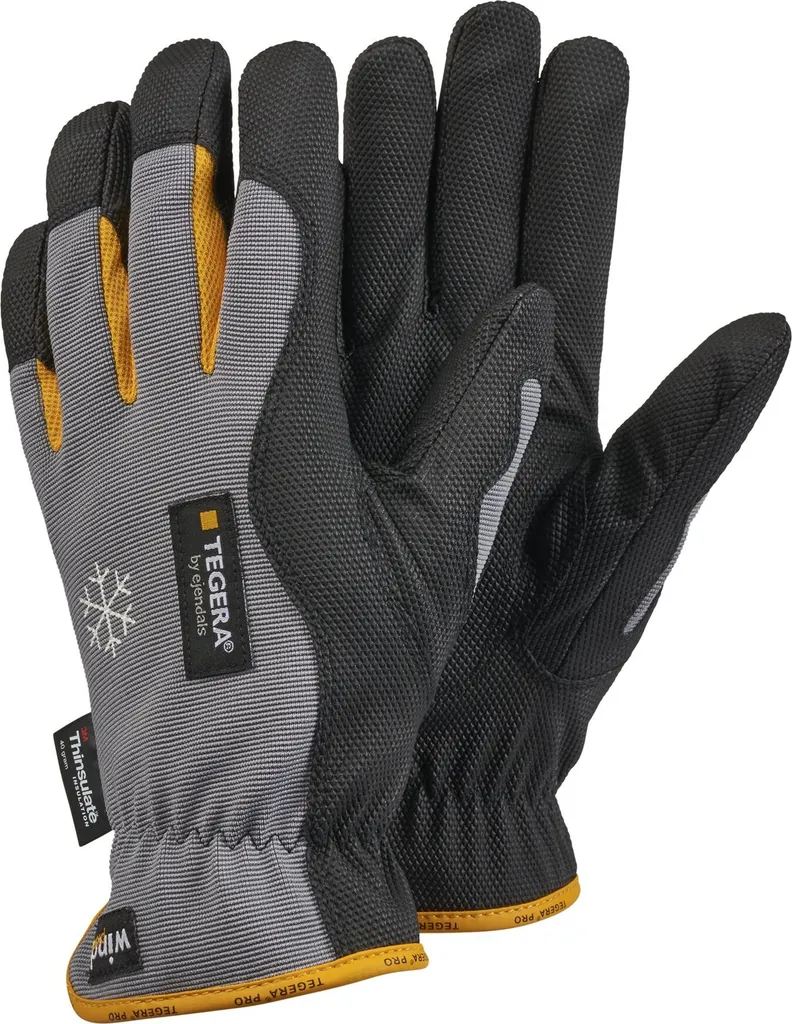 Gants Tegera 9127 flexibles et résistants 2141X gris taille 8 - 6 paires