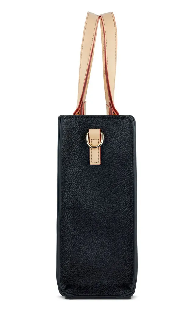 bugatti Borsa Ella Mini Black - Mini Shopper Donna Tracolla Nero - 3