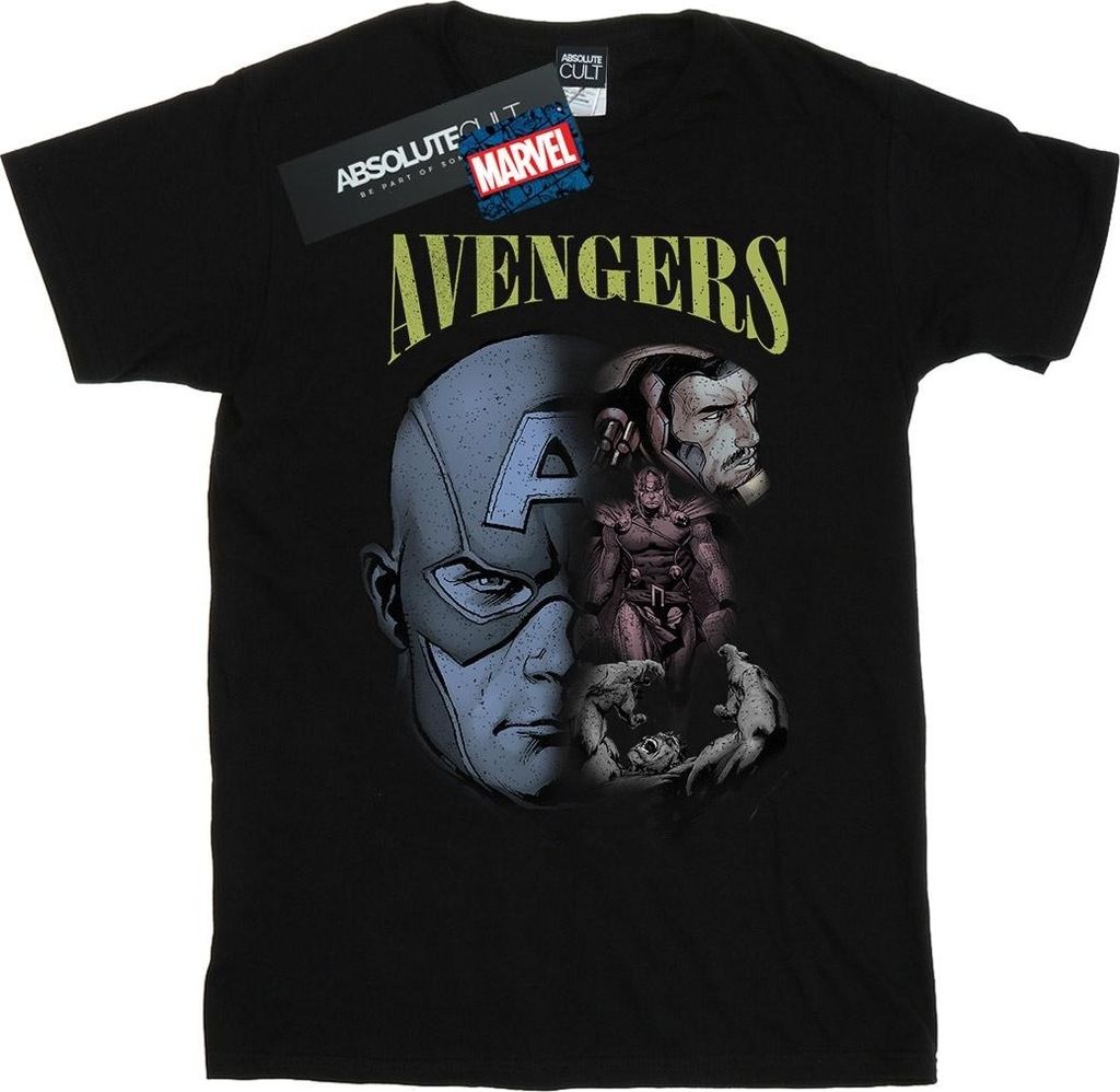 Marvel - "Avengers" T-Shirt für Herren BI43144 (S) (Schwarz)