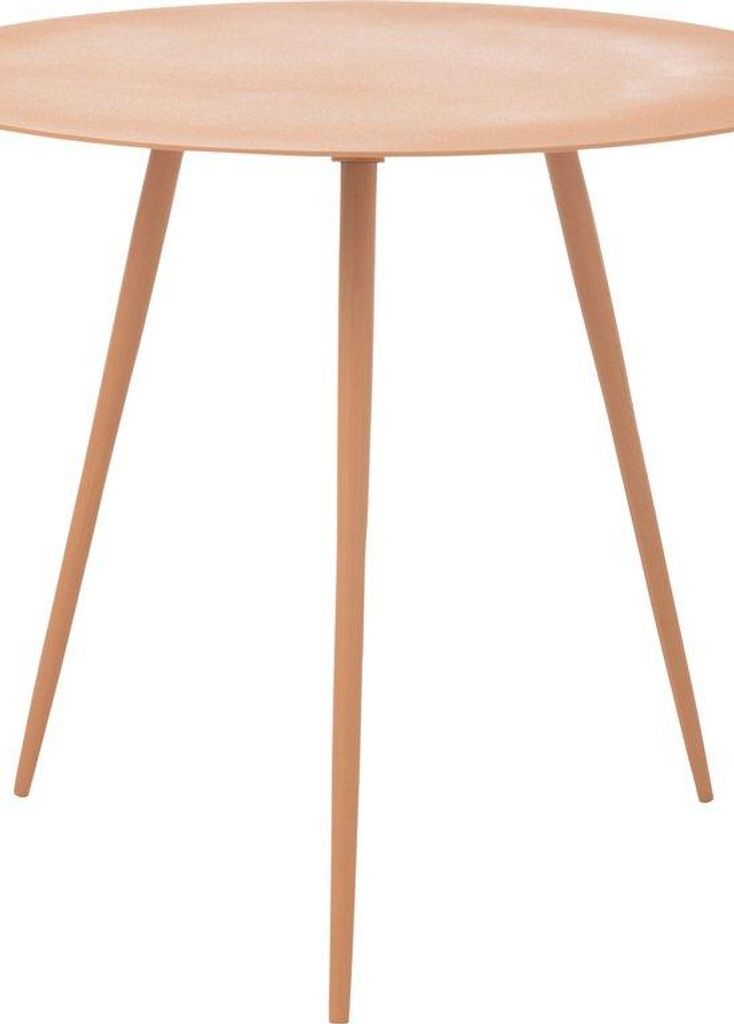 Metallische Side-Tisch - Perleblich - Orange