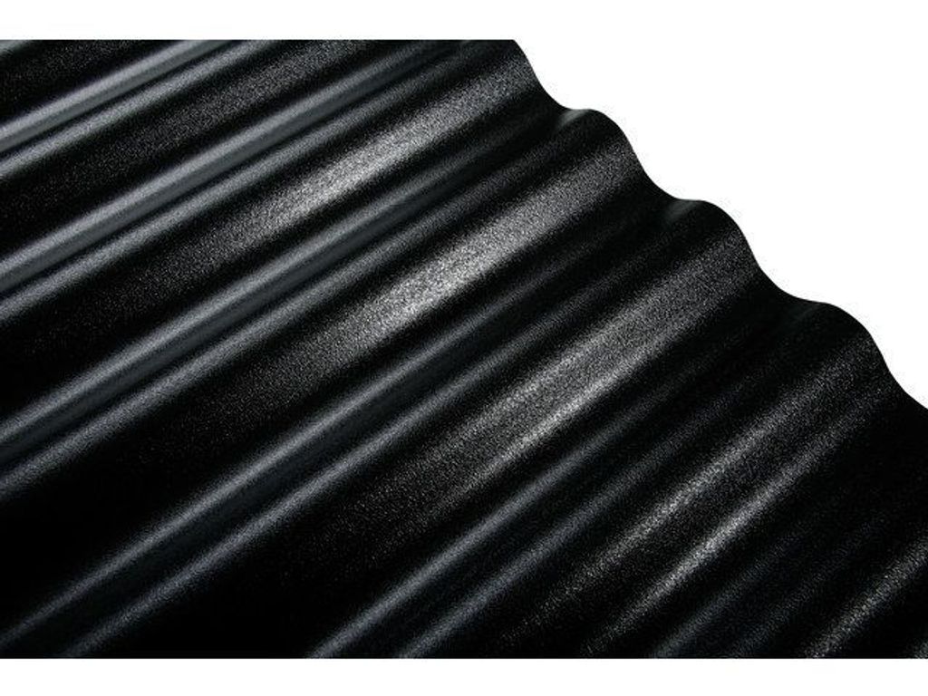 PVC-Wellplatte 76/18 120 x 80 cm 1,2 mm schwarz Produktbild 