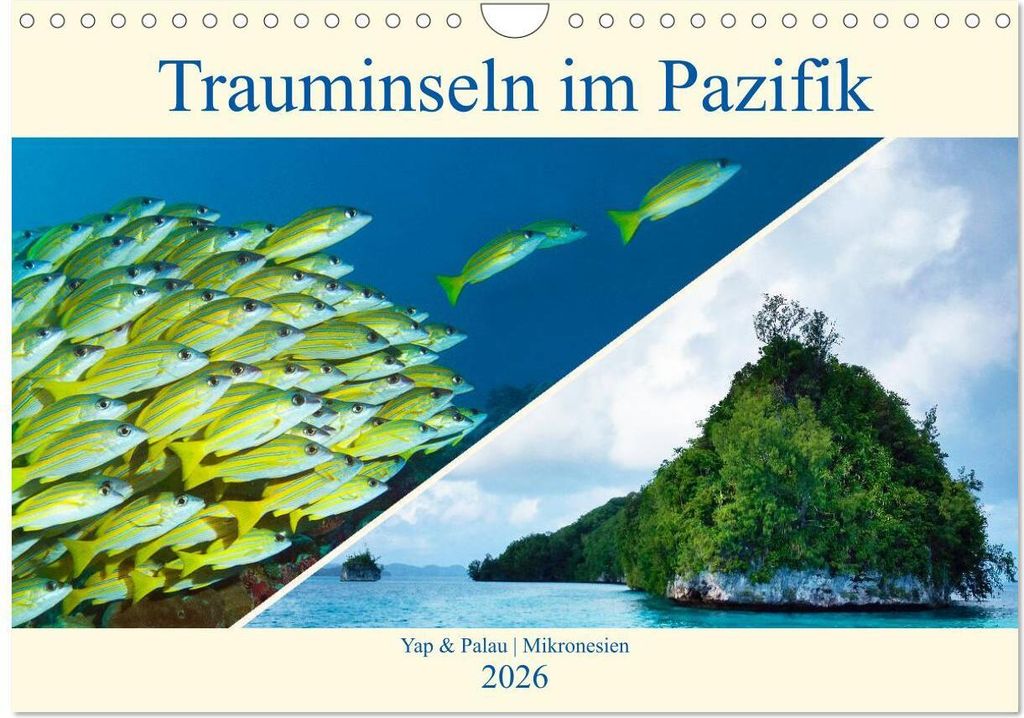 Mikronesien: Yap und Palau (Wandkalender 2026 DIN A4 quer), CALVENDO Monatskalender