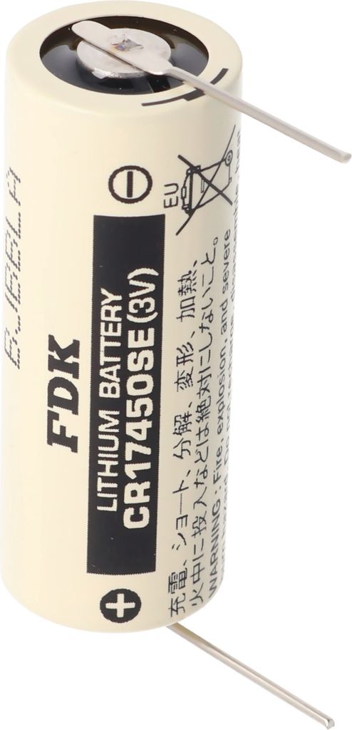 Sanyo Lithium Batterie CR17450SE Size A, mit Lötpadel, Neu von FDK
