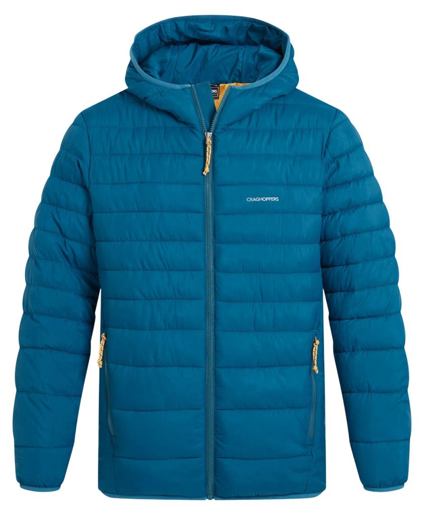 Craghoppers - "Compresslite IX" Steppjacke für Herren, mit Kapuze CG2585 (S) (Wasserblau)