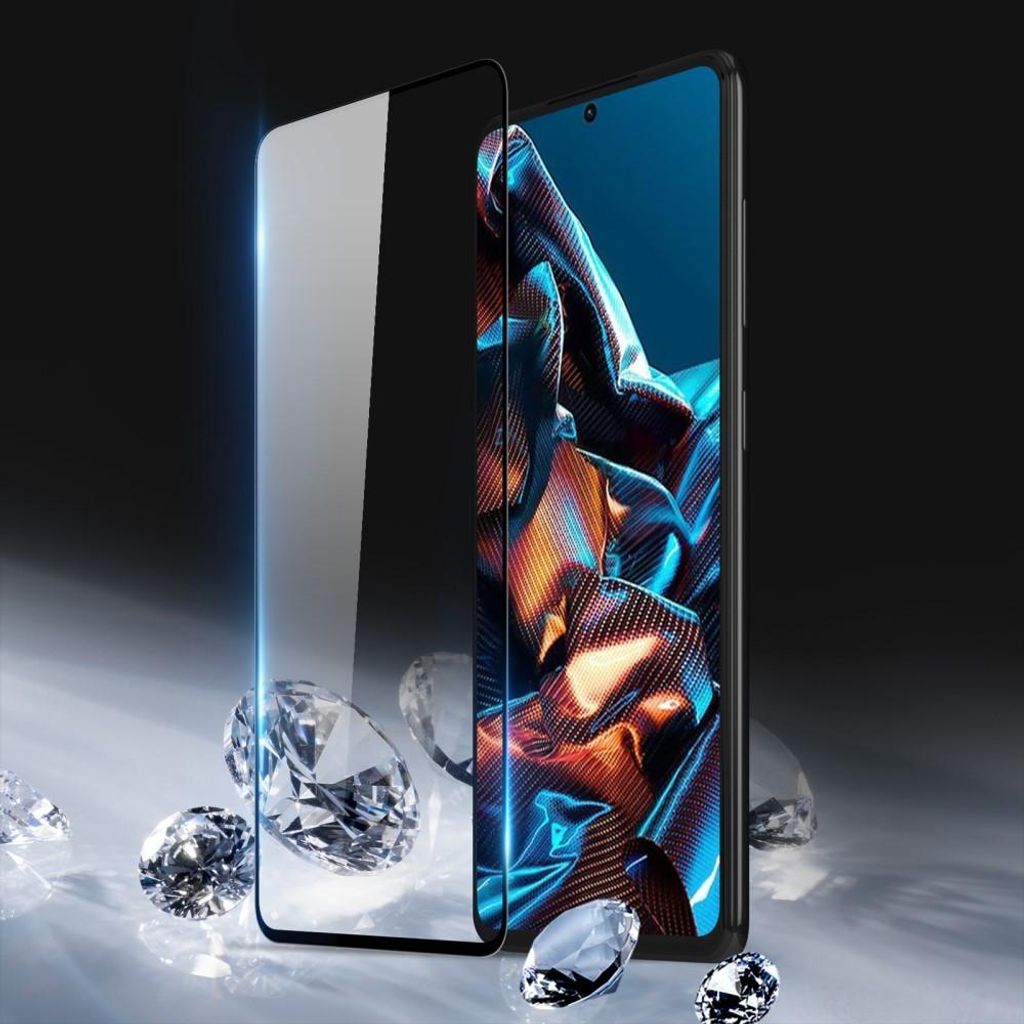 Xiaomi Redmi Note 12 Pro 5G / Poco X5 Pro Displayschutz - Dux Ducis Full-Cover Panzerglas - Schwarz