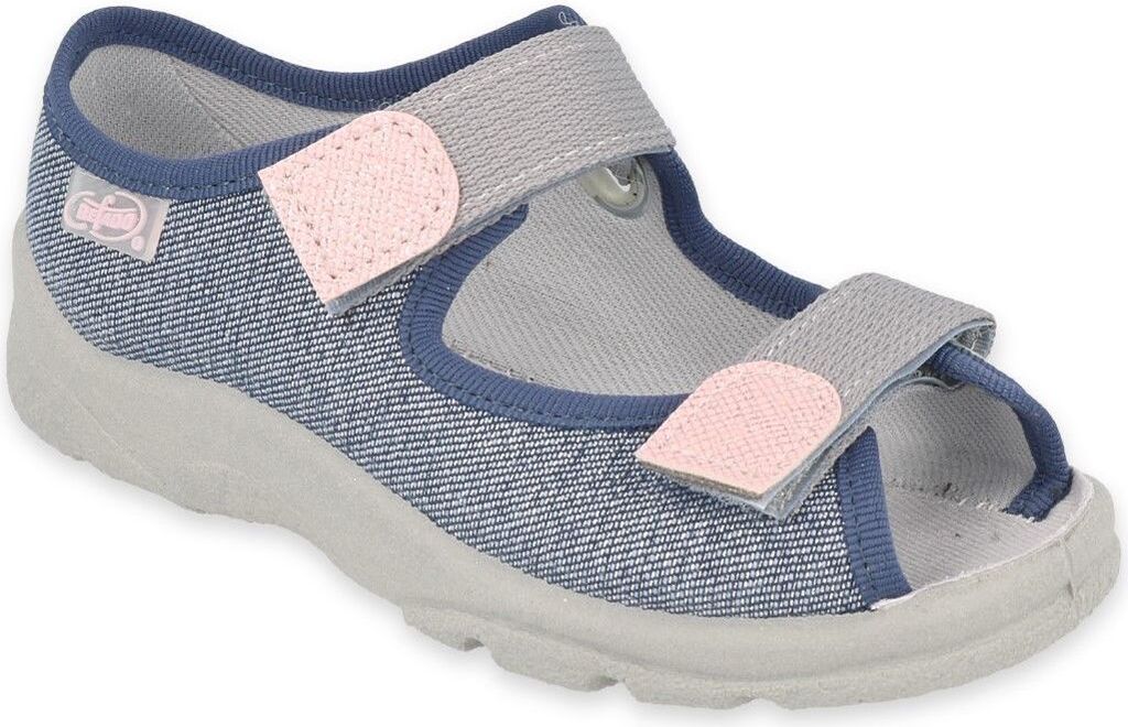 Mädchen Sandalen Hausschuhe Befado Max 969Y167 Denim 33