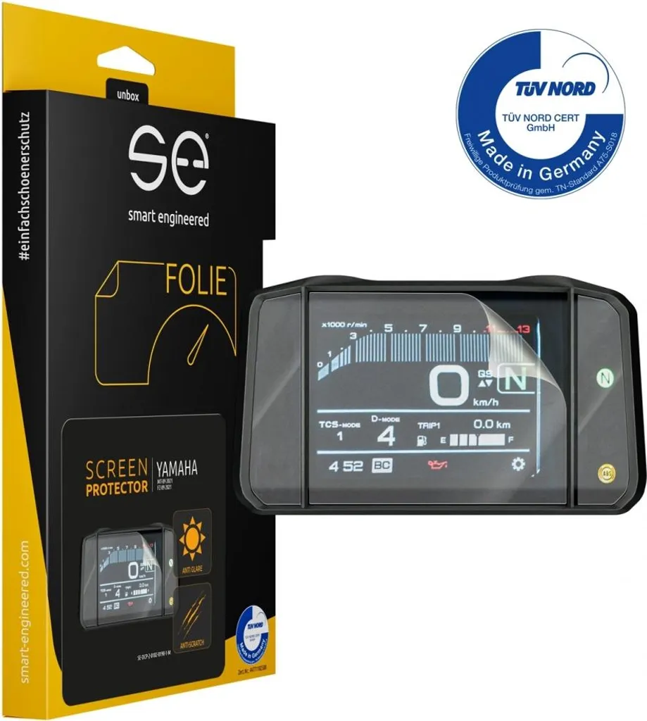 Film de protection 3D pour cockpit clair et compteur de taille M