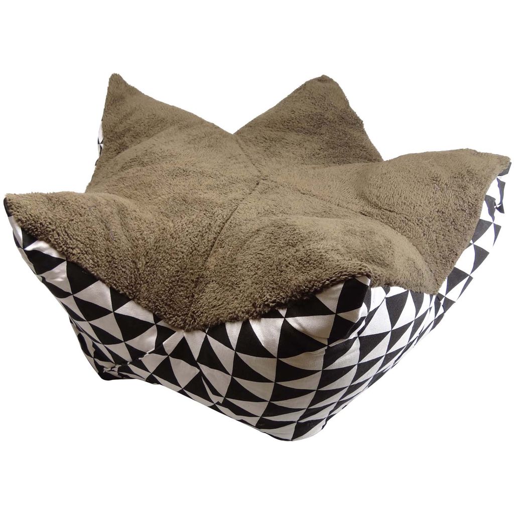 Wohlfühloase - kuschliges Hundebett, waschbar, butterweich, Knospen Prinzip, Supersoft Effekt - Größe M 65x30cm