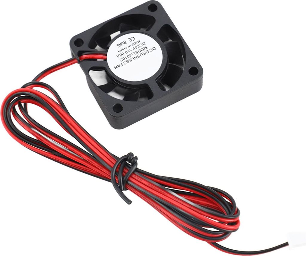 2 Stück KOONOVO Motherboard-Lüfter aus Kunststoff für ENDER3/Ender3 Pro DC24V 1,4W 0,06A