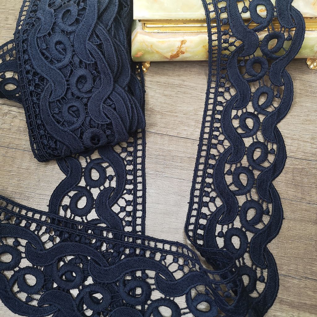 Koronka szydełkowa o szerokości 8 cm bawełniana Zdjęcie produktu 