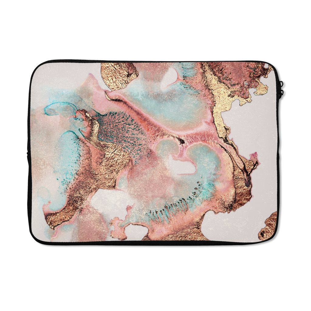 MuchoWow Laptop Hülle 14 ZollTinte - Pastell - Abstrakt Laptoptasche - Laptoptasche - Stoßsicher - Schutzhaube