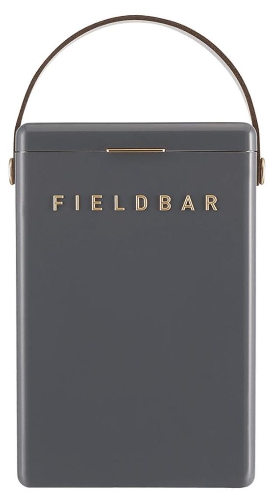 De Fieldbar koelbox, grijs. Productafbeelding 