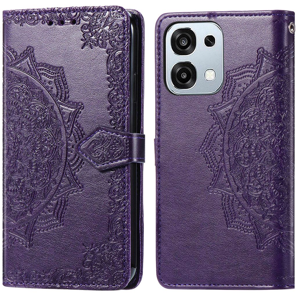 imoshion Mandala Bookcase für das Oppo A6 Pro (5G) – Violett
